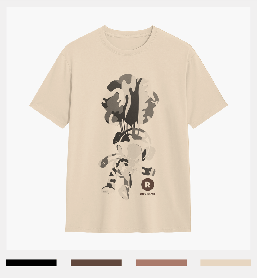 Mascot Camo Tee - Brown